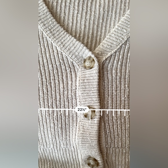 American Eagle Outfitters Off-Shoulder Cream Sweater - Picture 6 of 7